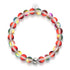 Grenade | Argent | Bracelet de perles de verre sirène